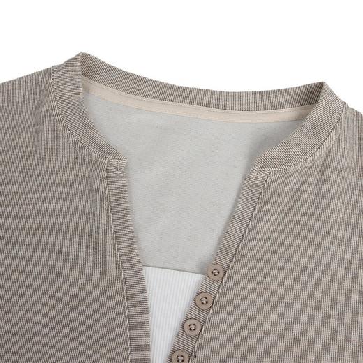 【59元带走一整套！懒人必备！】穿搭界的慵懒风 早夏休闲短款糯米套装 不挑身材 巨减龄！假两件设计+休闲短裤版型 高级显瘦 商品图1