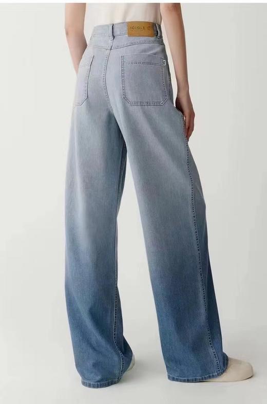 限量【之禾剪标渐变色天丝牛仔裤】直筒裤型，修饰腿型纤细腰部线条，视觉显高显瘦，轻松打造时尚造型-公司现货 商品图4