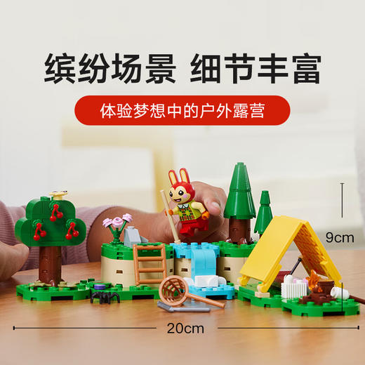 乐高积木L77047动物森友会莉莉安的欢乐露营 商品图3