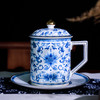 “盛世如意”青花珐琅杯 高透白瓷 会晤用品 商品缩略图0
