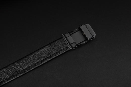 皮尔卡丹正品头层牛皮皮带男腰带男士镂空个性自动扣高档牛皮裤带 商品图5