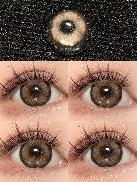 jellibo 加州阳光/巴黎夜市 14.5mm 年抛美瞳 非离子 0-1000