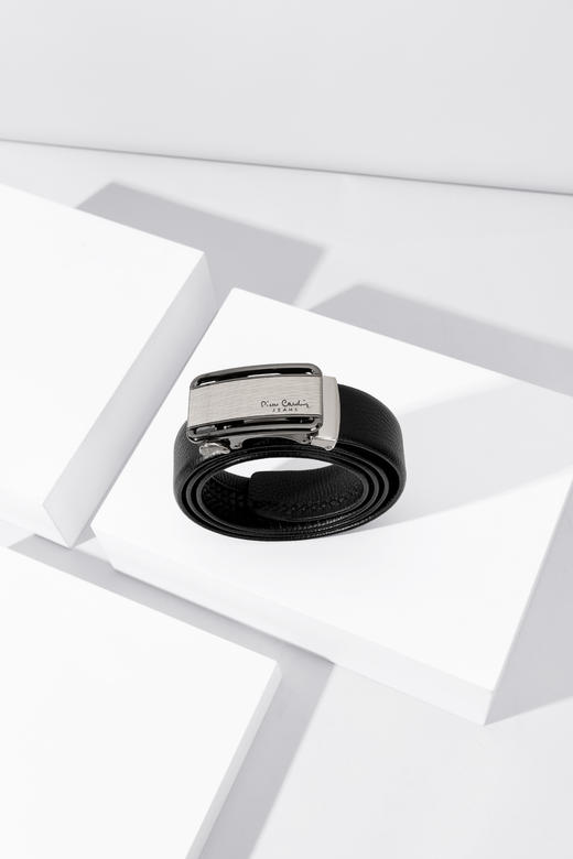 皮尔卡丹官方正品头层牛皮皮带男腰带简约休闲男士高档牛皮裤带 商品图2