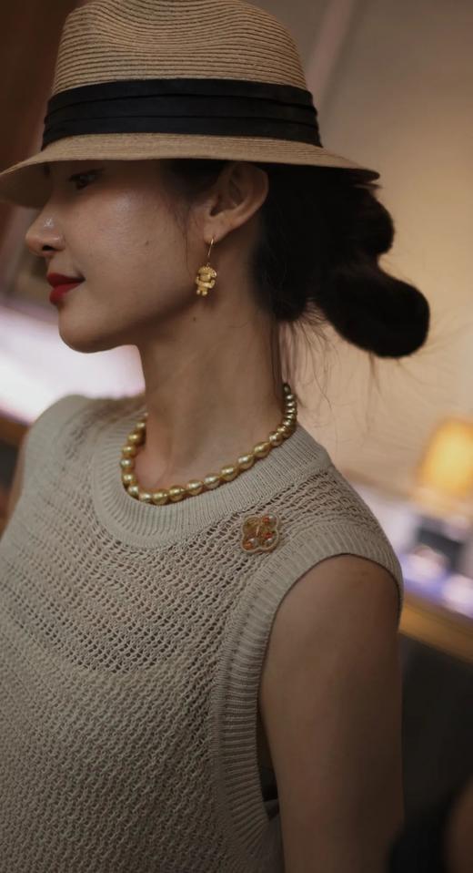 水滴巴洛克金珠项链 商品图1