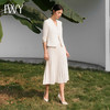 IWY/气质设计感盘扣西装套裙女夏薄款短款西服百褶裙珠宝设计师工作服C14240+S14265 商品缩略图4