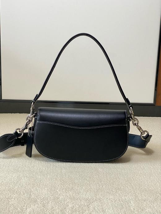 蔻家2024新款包包女山茶花玫瑰单肩斜挎包白月光马鞍包腋下小包 商品图11