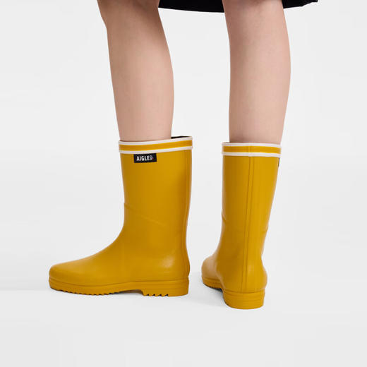 艾高 Chanteboot中帮胶靴女  NB761-F 柠檬黄.【鞋底有膜，试穿小心】 商品图2