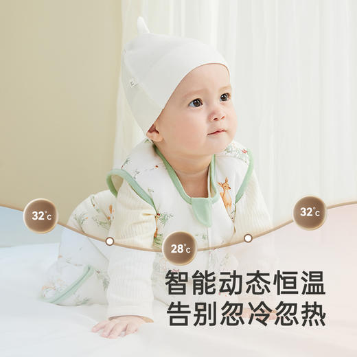 英氏【乳木果】恒温婴儿睡袋四季睡袋男宝女宝防惊跳7A抗菌睡袋新款 商品图2