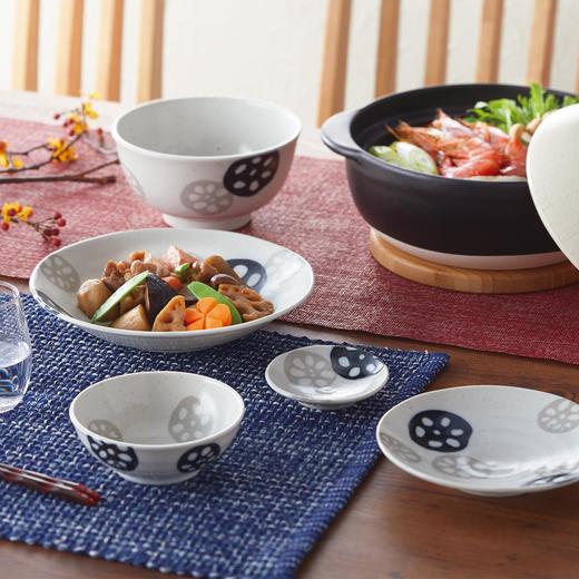 日本制超轻量餐具 缤纷 双色莲藕  小碟/小盘/深盘/超大盘/小碗/大碗/汤杯 商品图0