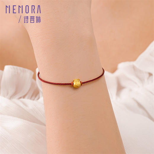 【任选3件1998元】3D硬金足金福袋串珠转运珠吊坠情侣手串母亲节MEMORA诗普琳HPE21201、HPE21202（线上专供） 商品图2