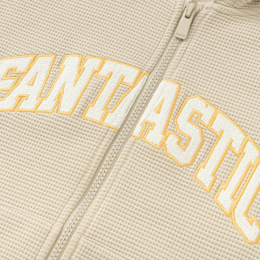 巴拉巴拉童装儿童外套女童秋装新款中大童华夫格连帽甜美上衣 商品图3