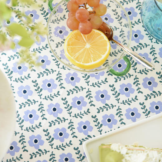 四季花系列茶旗轻奢高端桌旗茶几田园复古 商品图3