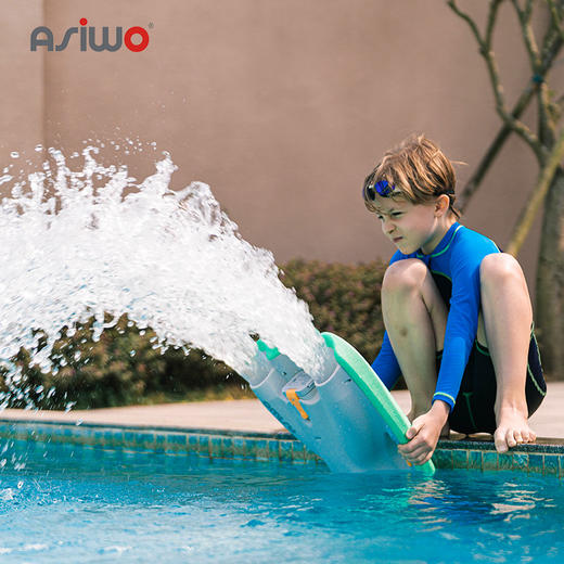 阿西沃电动浮板冲浪板助力推进助推器戏水大人儿童通用游泳推进器 商品图2