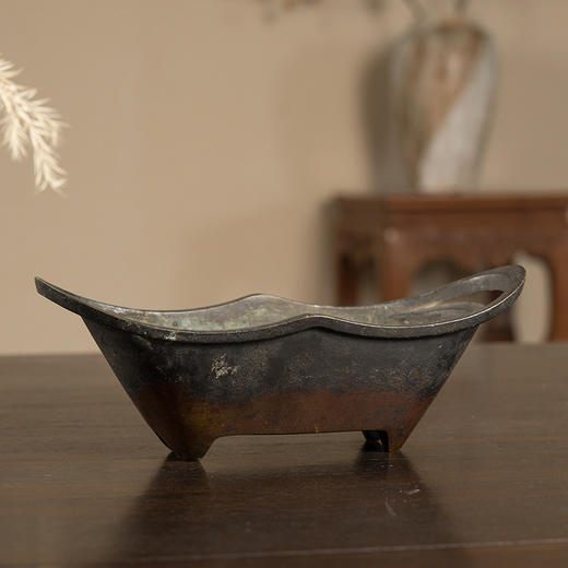 清 铜元宝形香炉 商品图4