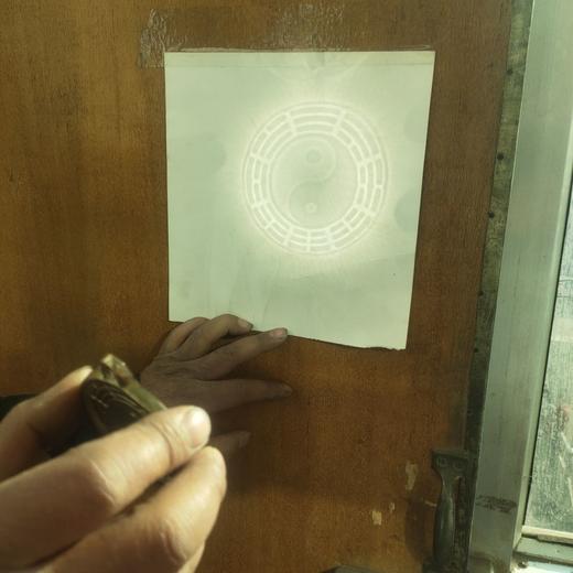 八卦透光镜八卦镜道家铜镜青铜透光镜透光八卦铜镜仿古铜镜 商品图3