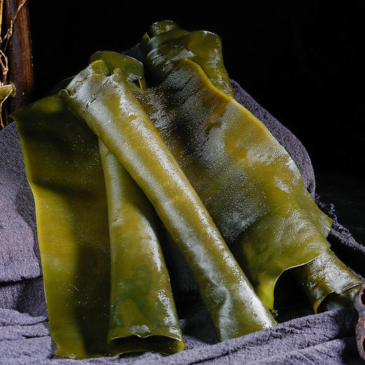 【检测SGS298项农残未检出 有机干海带 中国海带之乡-霞浦】手工日晒 原汁原味 选取厚实部分 精选中后期优质海带500/袋 商品图2