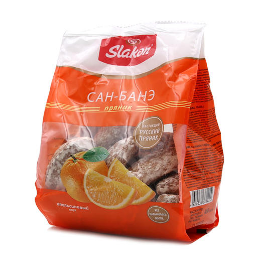 斯拉贡牌橙子味光头饼450g/袋 商品图0