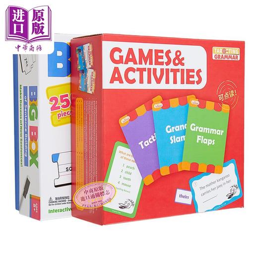 【中商原版】目标语法游戏宝盒Targeting Grammar Games 儿童造句Big Box of Sentence Building小学英语重难点语法 含点拨视频 商品图0