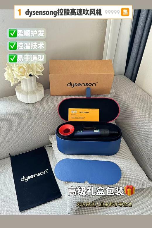 d*s控股 高速吹风机负离子养发吹风机 商品图2