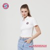 【官方正版】拜仁慕尼黑足球俱乐部 | 女款白色短款polo欧洲杯运动 商品缩略图4