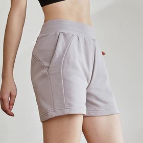 跃牌【周游世界系列】运动短裤女高腰跑步健身带口袋防走光透气休闲三分裤 SH3188