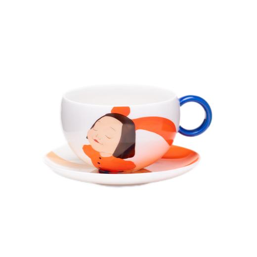 稀奇艺术新品幸福满满-杯子橙意满满陶瓷杯礼盒装咖啡杯生日礼物 商品图7