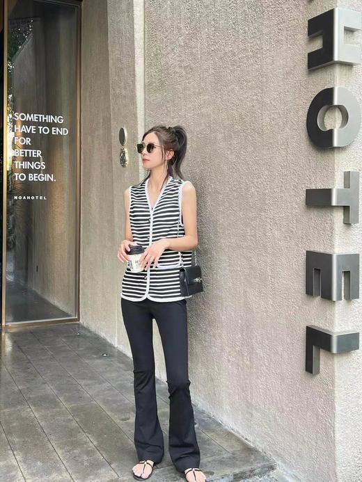 分镜头集成店LOOSINGWHITE春夏新品条纹马甲背心 商品图1