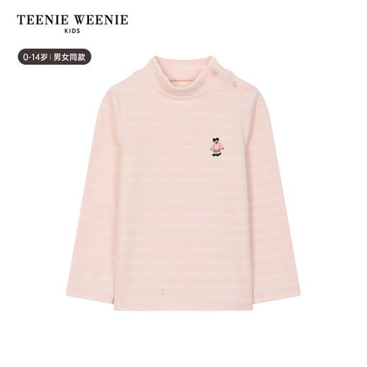 TeenieWeenie Kids小熊童装冬季男女童宝立领刺绣条纹T恤TKLA248C74H 商品图13