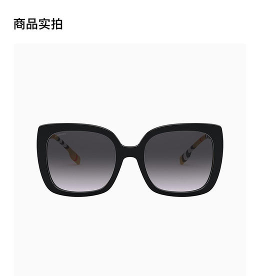 BURBERRY 黑色女士方形太阳镜 商品图1