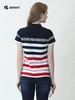 Boton_波顿夏季条纹Polo衫潮流休闲女装修身休闲短袖美式上衣LT209220 商品缩略图2