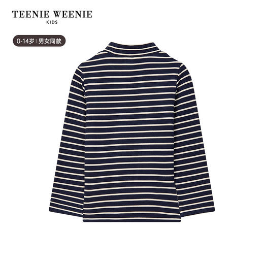 TeenieWeenie Kids小熊童装冬季男女童宝立领刺绣条纹T恤TKLA248C74H 商品图11