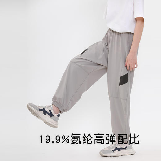 【吸湿速干，清爽透气】夏季儿童5色防蚊裤撞色拼接条速干凉感束腿运动裤 商品图1
