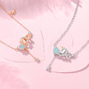 卡蒂罗/KADER 在逃公主系列 星河独角兽项链 925银经典彩锆五角星浪漫仙气设计流苏锁骨链 轻奢小众 闺蜜同款 商品缩略图4