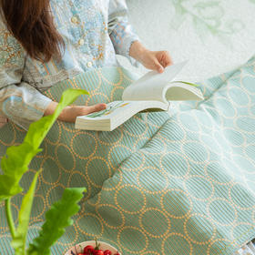 皆川名沙发盖毯棉纱夏季家用午睡空调被