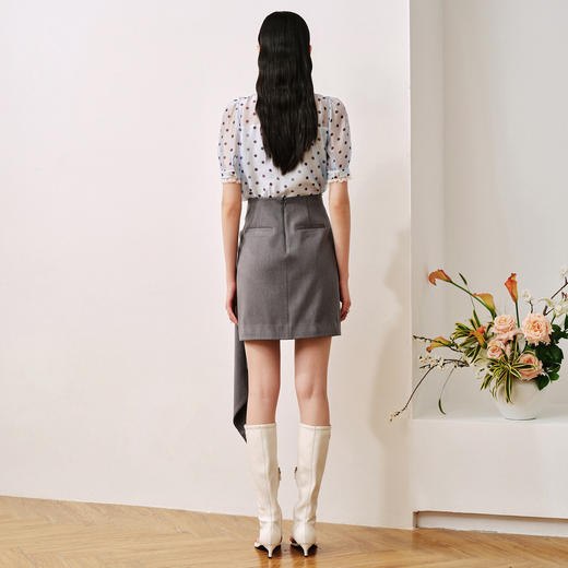 不规则设计裙摆包臀小礼裙半身裙女小短裙MC88SK509 商品图3