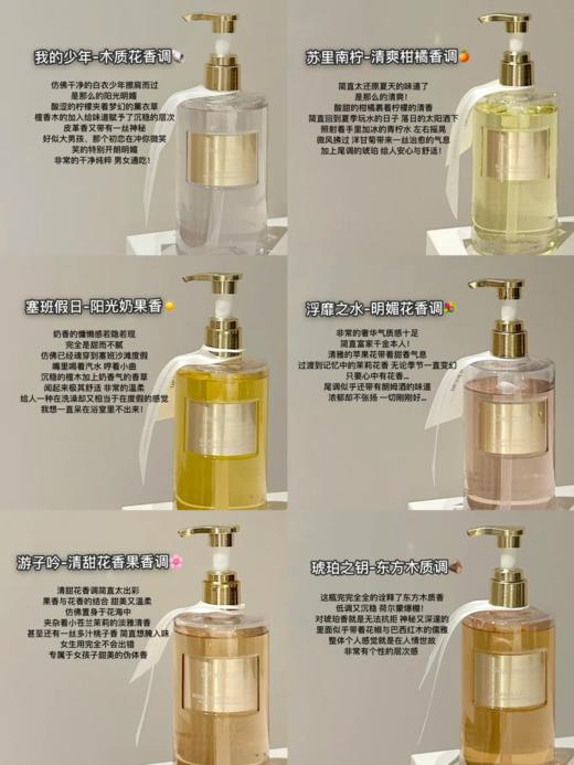 【品牌直发】Dr.Iream独特艾琳香氛香水沐浴露350ml 养肤滋润泡沫细腻呵护肌肤 商品图2