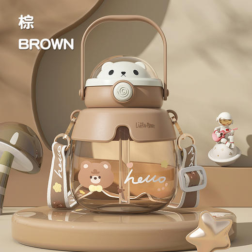 【暑假游玩必备】网红大肚杯，颜值爆表，人手一只；宝宝外出必备，可爱抱抱熊，萌化少女心；大容量水壶，热销商品，学生儿童必备。 商品图8