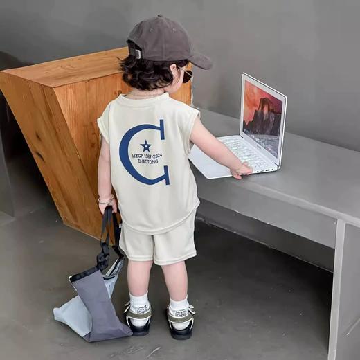 【低至29.9/套】儿童字母运动套装丨夏日潮搭 洋气中小童宝宝两件套 商品图2