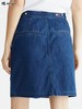波顿高腰牛仔半身裙女年夏季a字复古百搭时尚包臀短裙子LK210222 商品缩略图3