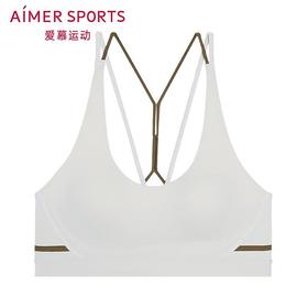 【直发】爱慕运动背心式文胸女轻舞瑜伽美背文胸后背交叉背心式AS116S71 白垩色H90 160