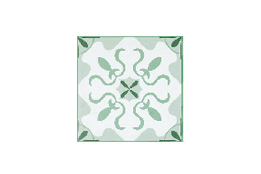 CHA-BEDC004 200*200mm 哑面花砖 商品图0