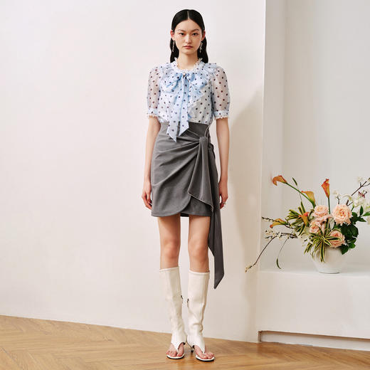 不规则设计裙摆包臀小礼裙半身裙女小短裙MC88SK509 商品图2