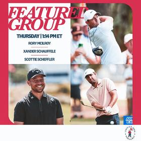 斯科特·舍弗勒、麦克罗伊、赞德·谢奥菲勒｜2024美国公开赛第一轮特色组集锦