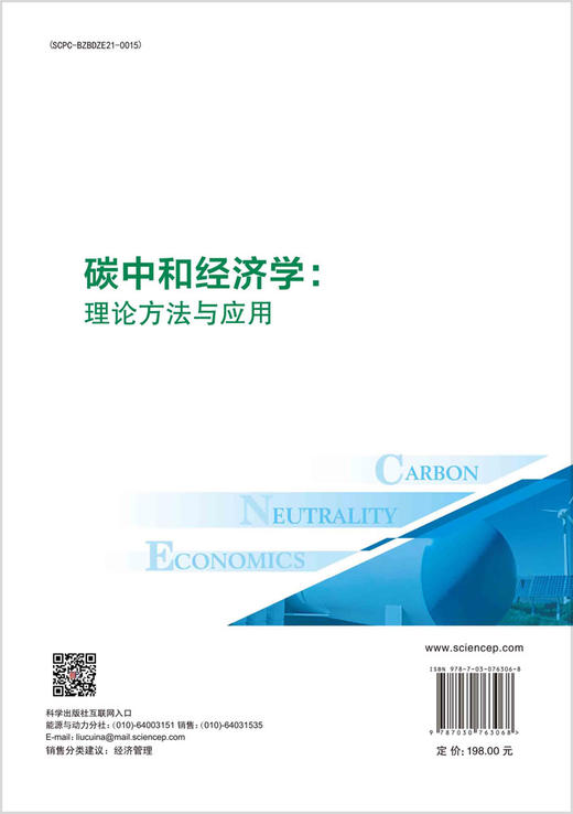 碳中和经济学：理论方法与应用 商品图1