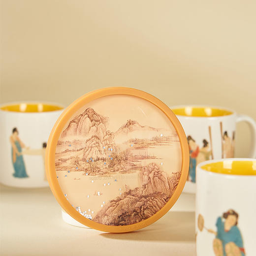 波士顿美术博物馆 礼遇东西系列 流沙杯垫-长江万里图 商品图3