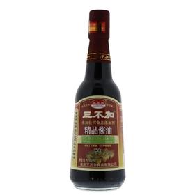 三不加 精品酱油酿造酱油 500ml
