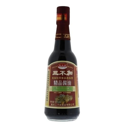 三不加 精品酱油酿造酱油 500ml 商品图0