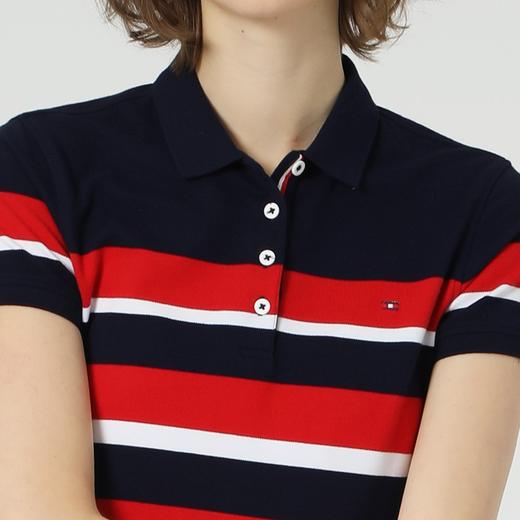 波顿夏装微弹力修身女款翻领舒适百搭polo衫LT199219 商品图2