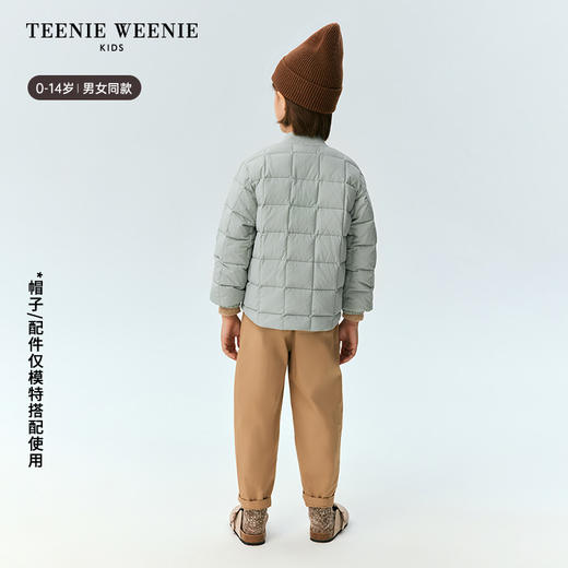 TeenieWeenie Kids小熊童装冬季男女童宝纯色刺绣羽绒服TKJD248C72H 商品图3