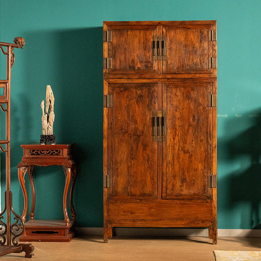 清早期 黄花梨顶箱柜 商品图4